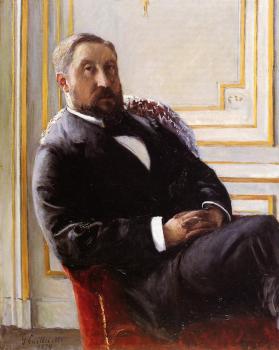 古斯塔夫 卡裡伯特 Portrait of Jules Richemont 古斯塔夫 卡裡伯特 Portrait of Jules Richemont